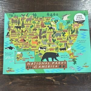 National Parks of America Puzzle - Green